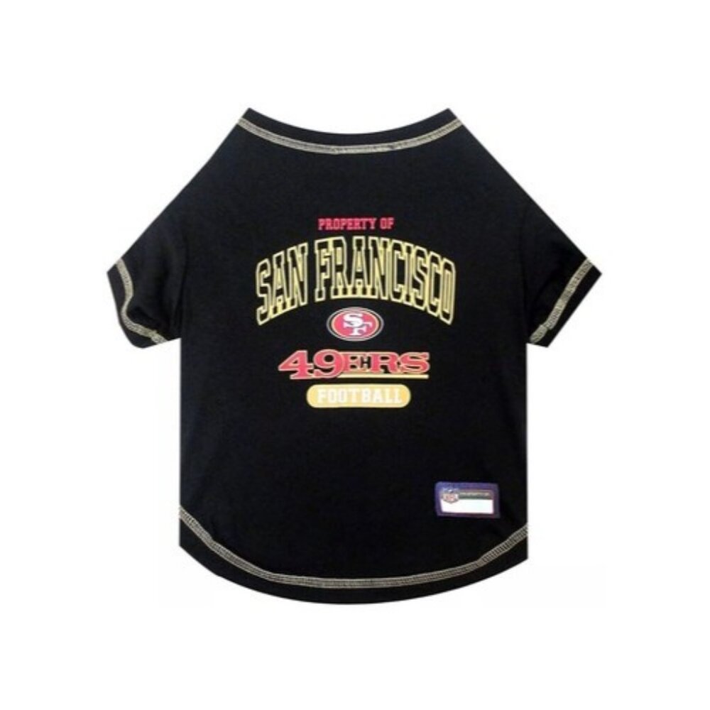 Pets First NFL Premium Tee Shirt for Dogs San Francisco 49ers Size XL Football